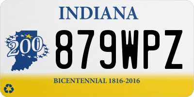 IN license plate 879WPZ