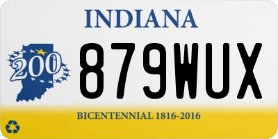 IN license plate 879WUX