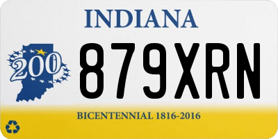 IN license plate 879XRN