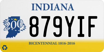 IN license plate 879YIF