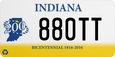 IN license plate 880TT