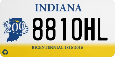 IN license plate 881OHL
