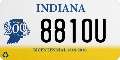IN license plate 881OU