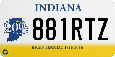 IN license plate 881RTZ