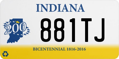 IN license plate 881TJ