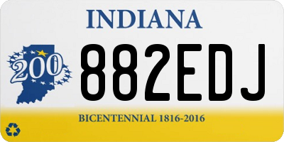 IN license plate 882EDJ