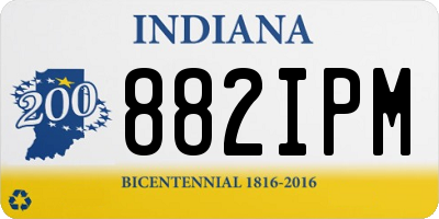 IN license plate 882IPM