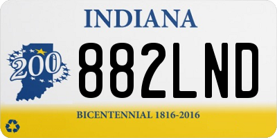IN license plate 882LND