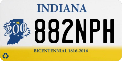 IN license plate 882NPH