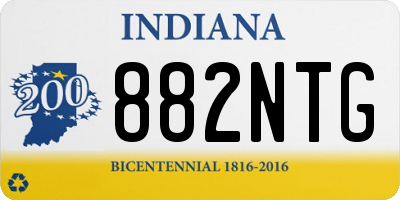 IN license plate 882NTG