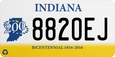 IN license plate 882OEJ