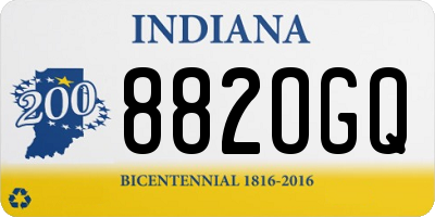 IN license plate 882OGQ