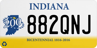IN license plate 882QNJ
