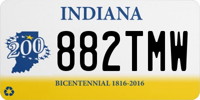 IN license plate 882TMW