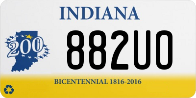 IN license plate 882UO