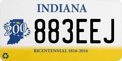 IN license plate 883EEJ