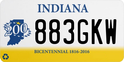 IN license plate 883GKW