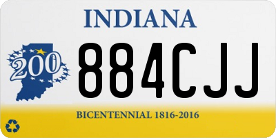 IN license plate 884CJJ