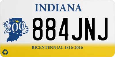 IN license plate 884JNJ