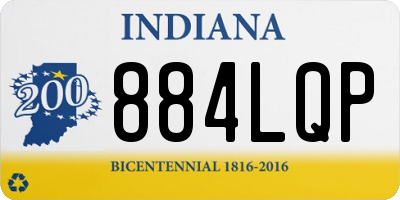 IN license plate 884LQP
