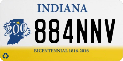 IN license plate 884NNV