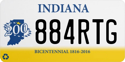 IN license plate 884RTG