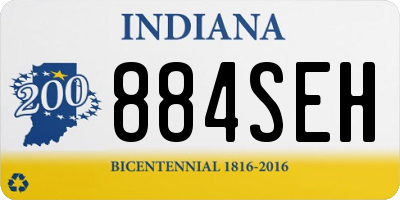 IN license plate 884SEH