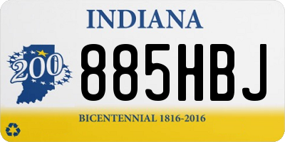 IN license plate 885HBJ