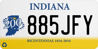 IN license plate 885JFY