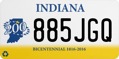IN license plate 885JGQ