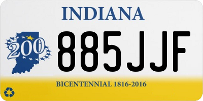 IN license plate 885JJF