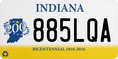 IN license plate 885LQA