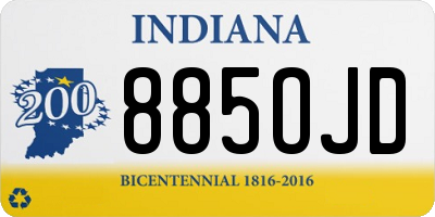 IN license plate 885OJD