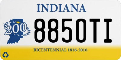IN license plate 885OTI