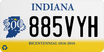 IN license plate 885VYH