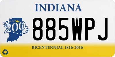 IN license plate 885WPJ