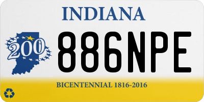 IN license plate 886NPE