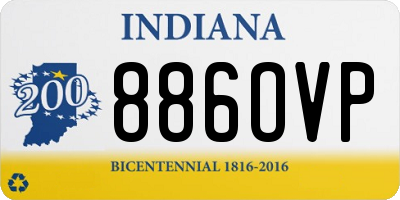 IN license plate 886OVP