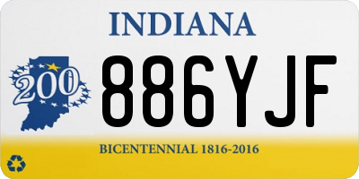 IN license plate 886YJF