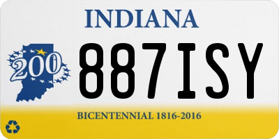 IN license plate 887ISY