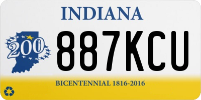 IN license plate 887KCU
