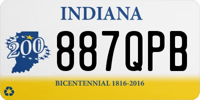 IN license plate 887QPB