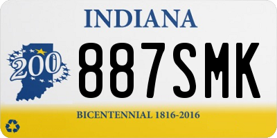 IN license plate 887SMK