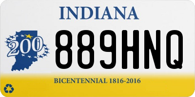 IN license plate 889HNQ