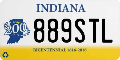 IN license plate 889STL