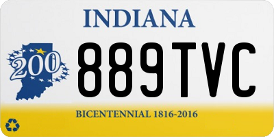 IN license plate 889TVC