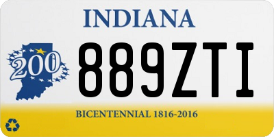 IN license plate 889ZTI