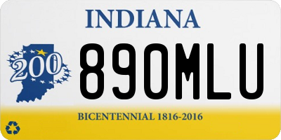 IN license plate 890MLU