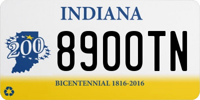 IN license plate 890OTN
