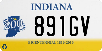 IN license plate 891GV